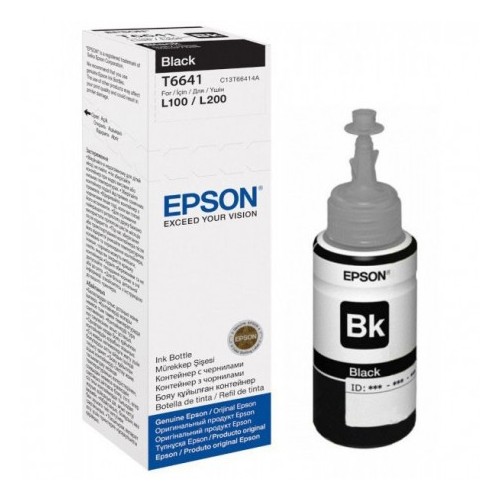 Bouteille d'encre Epson T6641- Noir 70ml