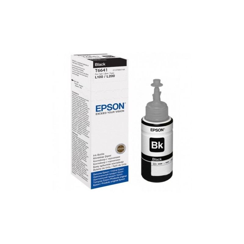 Bouteille d'encre Epson T6641- Noir 70ml