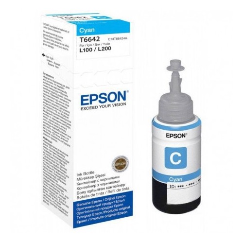 Bouteille d'encre Epson T6642 Cyan 70ml