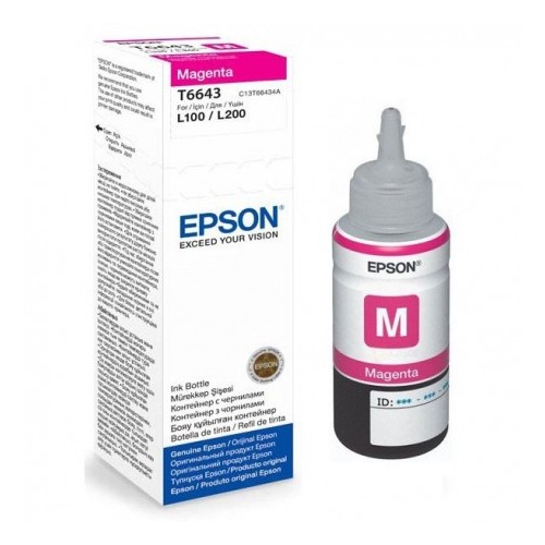 Bouteille d'encre Epson T6643 Magenta 70ml