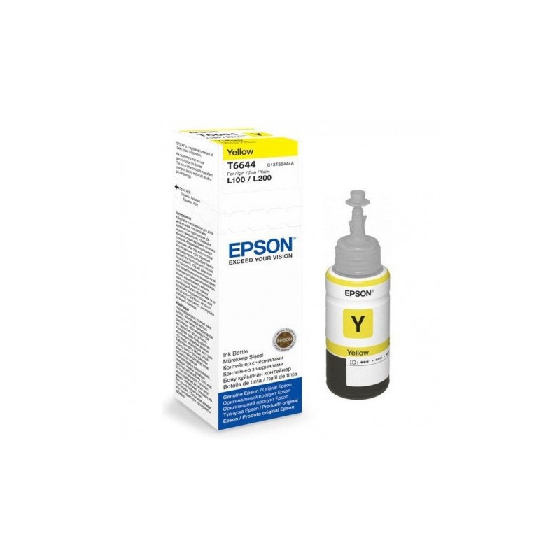 Bouteille d'encre Epson T6644 - Jaune 70ml | Impression de Haute Qualité | Zoom.com.tn