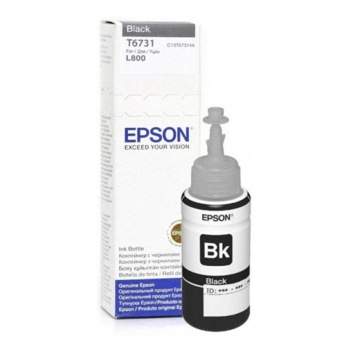 Bouteille d'encre Epson T6731 Noir 70ml