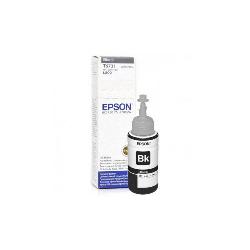 Bouteille d'encre Epson T6731 Noir 70ml