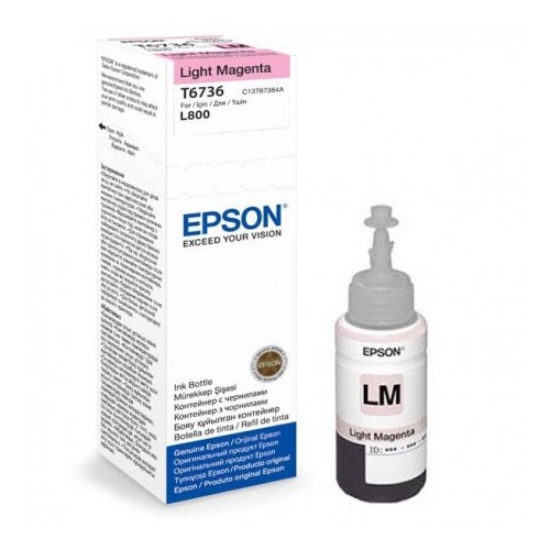 Bouteille d'encre Epson T6736 Light Magenta 70ml