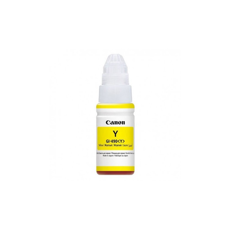 bouteille encre canon gi 490y jaune 70ml prix tunisie