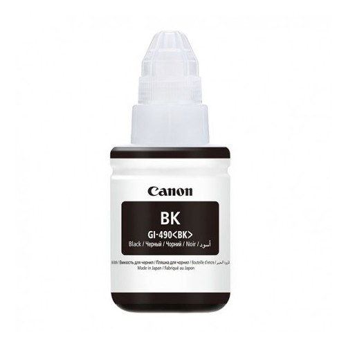 Bouteille d'encre Canon GI-490BK  Noir 130ml