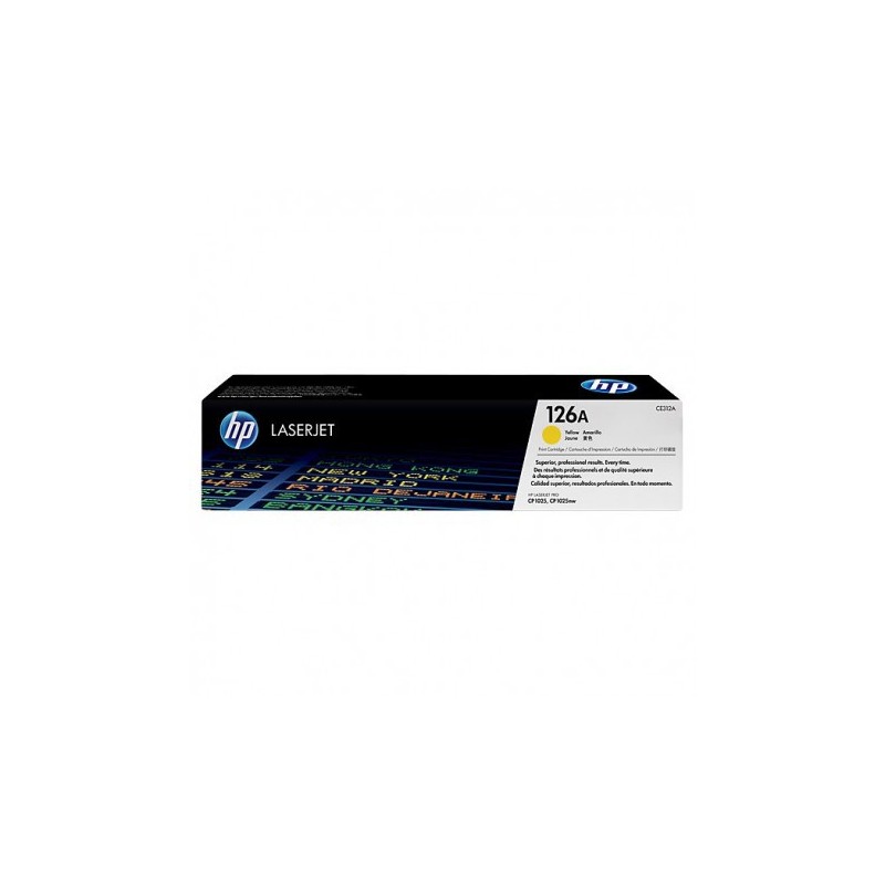 Toner laser HP 126A Jaune (CE312A)