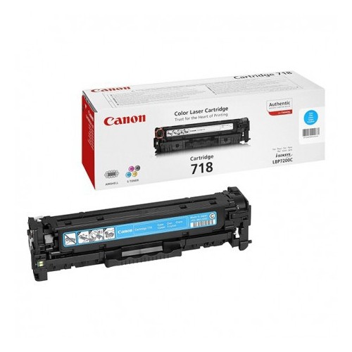Toner Laser Canon 718 - Cyan
