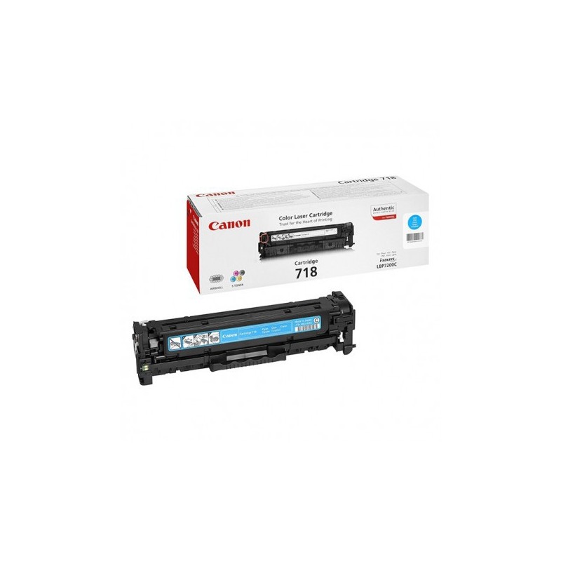 Toner Laser Canon 718 - Cyan
