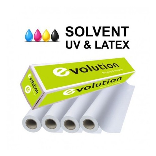 Roll-Up Display Film Blanc Satin Grey Back 220mic / 91.4cm * 40m - Evolution Roll-Up Display Film Blanc Satin Grey Back 220mic / 91.4cm * 40m - Evolution