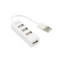HUB 4 PORTS SBOX H-204 / Blanc