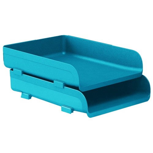 Corbeille a courrier Mydesk ARDA Turquoise 85510TU