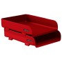 Corbeille a courrier RossoItalia ARDA Rouge 85510RIR