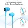Écouteurs stéréo avec micro Promate Bent / Bleu