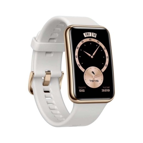 Montre Connectée HUAWEI Watch Fit Élégant - Blanc