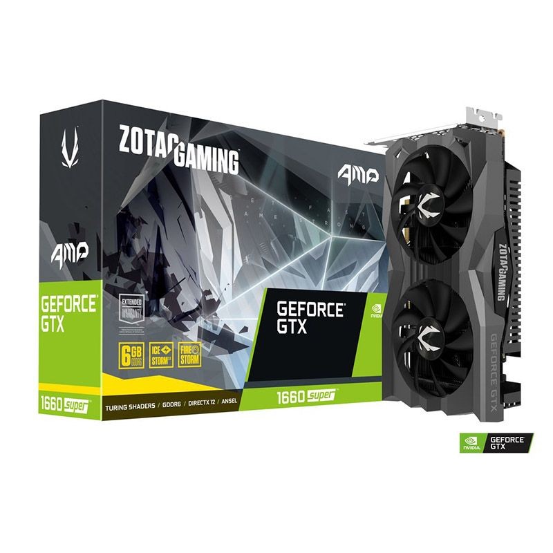 Carte Graphique Zotac Gaming GeForce GTX 1660 Super AMP-6 Go GDDR6