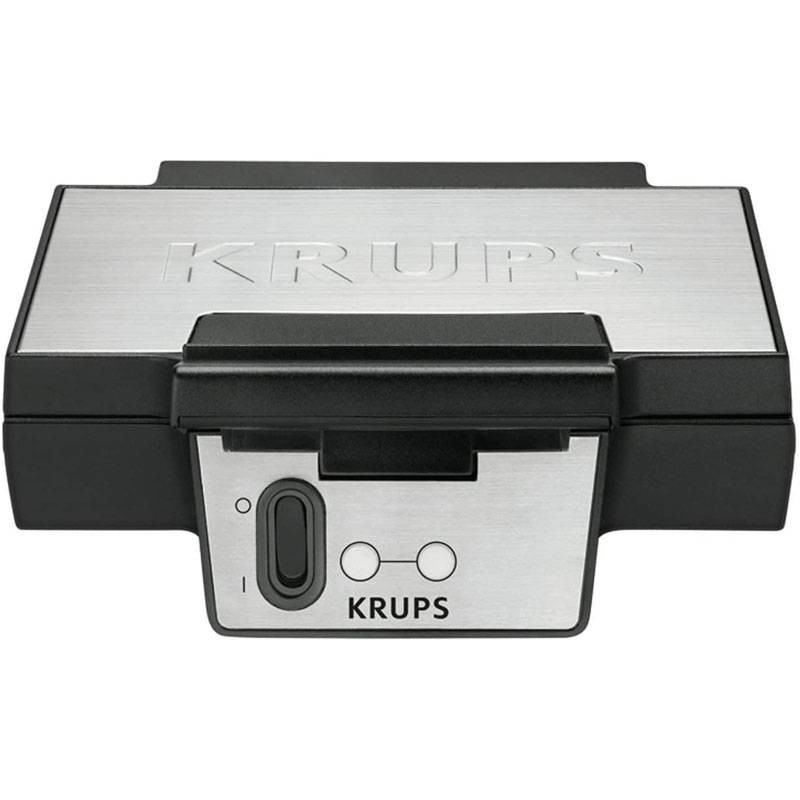 Gaufrier INOX KRUPS FDK251 850 W Doubles Plaques de Cuisson