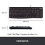 Clavier USB Logitech K120 Azerty
