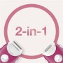 Épilateur BRAUN Silk-3 Blanc Et Rose SE3-410 + 2 réglages de vitesse