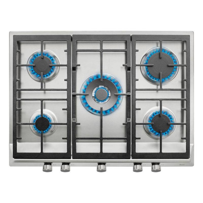 Plaque à gaz TEKA 70 cm Brûleur à double anneau 5 zones de cuisson