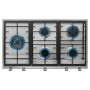 Plaque à gaz TEKA 90 cm Brûleur à double anneau 5 zones de cuisson Plaque à gaz TEKA 90 cm Brûleur à double anneau 5 zones de cuisson