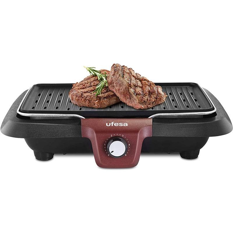 Barbecue Électrique UFESA 2000W - Noir (BB7650)
