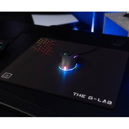 Tapis Souris The G-Lab PAD CEASIUM XL 450 X 400 - AVEC GOMME ANTI-DÉRAPANTE
