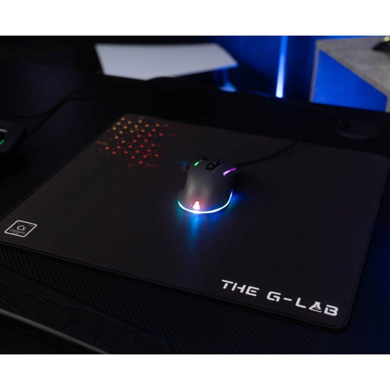 Tapis Souris The G-Lab PAD CEASIUM XL 450 X 400 - AVEC GOMME ANTI-DÉRAPANTE