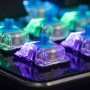 CLAVIER GAMER MÉCANIQUE The G-Lab Keyz Carbon v3 - SWITCH BLUE