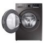 front view Lave Linge Frontale SAMSUNG Eco Bubble 8Kg (WW80TA046AX)