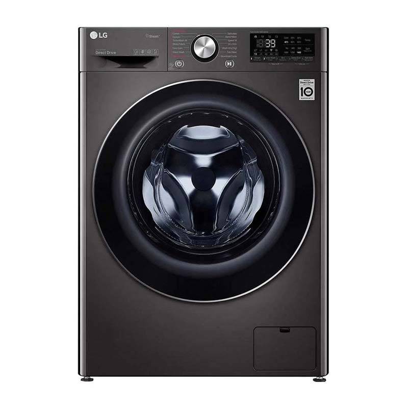 front view Lave linge séchant Frontale LG 9 Kg Noir (F4R5VGG2E)