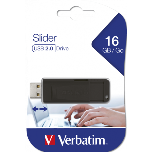 Flash Disque Verbatim  Slider - 16Go - 98696