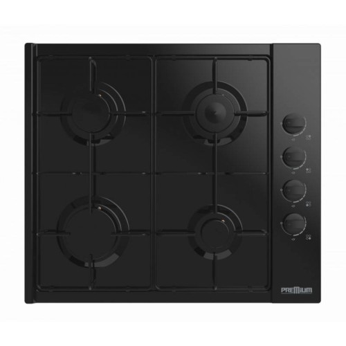 Plaque de cuisson encastrable PREMIUM  60 cm 4 Feux APB 640 B02  - Noir