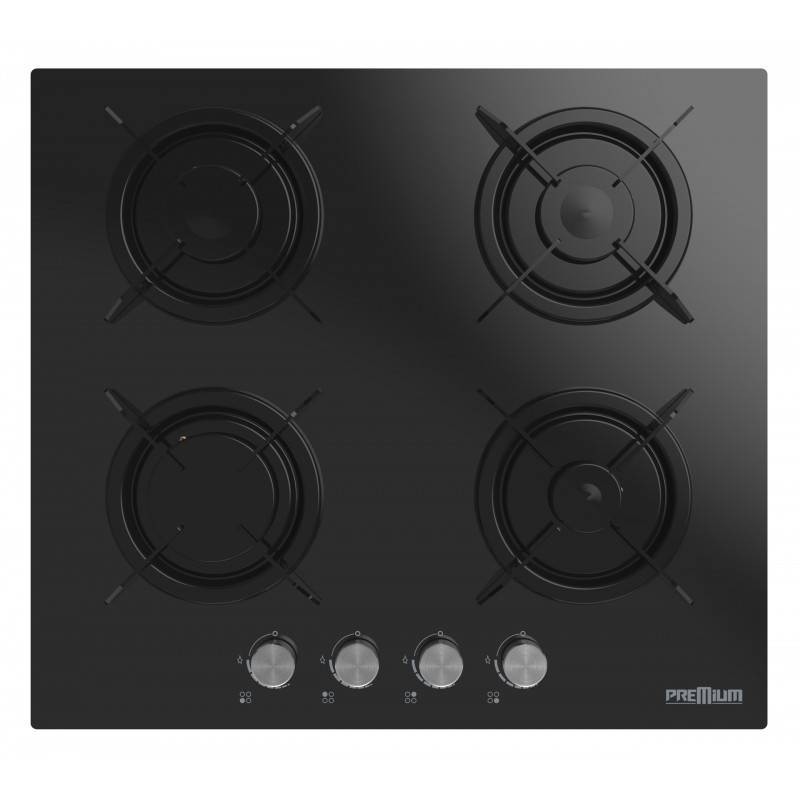 Plaque de cuisson encastrable PREMIUM 60 cm 4 Feux AP1640 BS02 - Noir