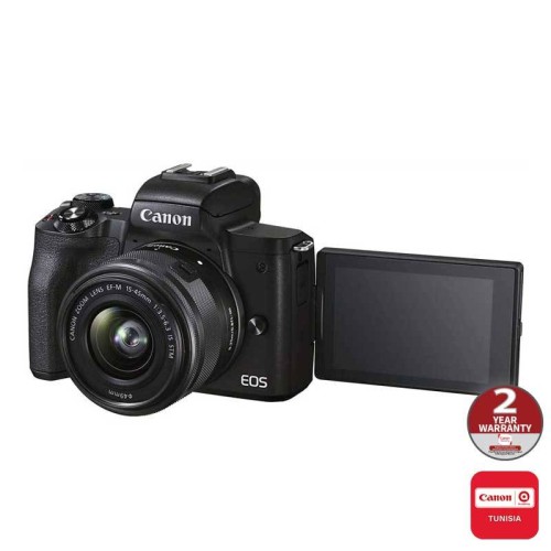 Appareil photo Canon EOS M50 Mark II + OBJECTIF EF-M15-45 IS STM Canon EOS M50 Mark II + OBJECTIF EF-M15-45 IS STM