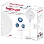 Ventilateur Sur Pied TECHWOOD TVE-473T - Blanc Ventilateur Sur Pied TECHWOOD TVE-473T - Blanc