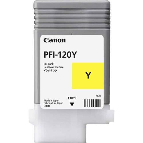 Cartouche encre Canon PFI-120 Jaune - 130 ml Cartouche encre Canon PFI-120 Jaune - 130 ml