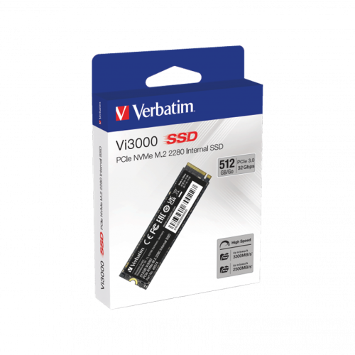 Disque Dur Interne Verbatim 512Go SSD NVMe Vi3000 ( 049374)