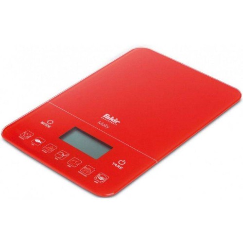 Balance de cuisine NUMERIQUE FAKIR Molly Rouge - 10kg -