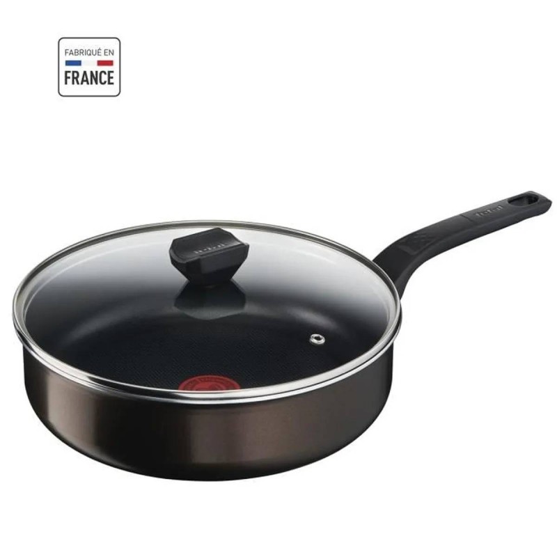 Sauteuse TEFAL EASY COOK & CLEAN 24 cm anti adhésif avec couvercle