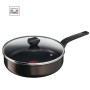 Sauteuse TEFAL EASY COOK & CLEAN 24 cm anti adhésif avec couvercle Sauteuse TEFAL EASY COOK & CLEAN 24 cm anti adhésif avec couvercle