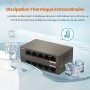 Switch TENDA TEF1105P-4-63W l 5 ports Ethernet l 10/100 Mbit/s