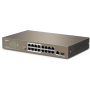 Switch TENDA  TEF1118P 16 l 16 ports PoE/1 port Gigabit/1 port SFP