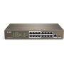 Switch TENDA  TEF1118P 16 l 16 ports PoE/1 port Gigabit/1 port SFP