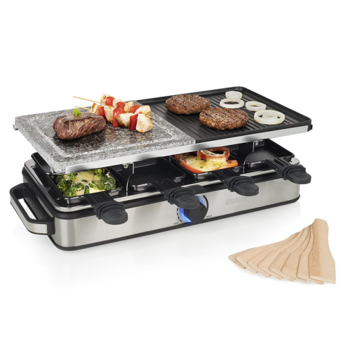 Appareil à raclette Princess 162635 l 1400W l Oval Grill Party 8