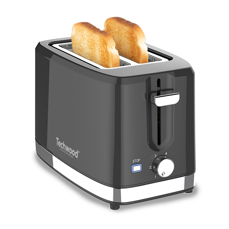 Grille Pain TECHWOOD 2 fentes larges TGP-706 l 750W