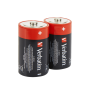 Piles alcalines D Verbatim 1.5V  - Pack de 2 - 49923