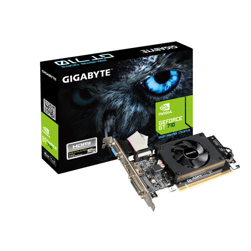 CARTE GRAPHIQUE GIGABYTE GEFORCE GT 710 D3-2GIL  GV-N710D3-2GL