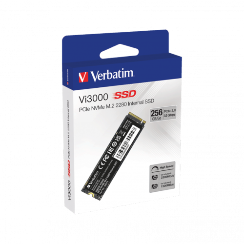 Disque Dur Interne Verbatim 256Go SSD NVMe Vi3000 ( 049373)