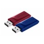 Multipack de deux clés USB Verbatim 32 Go - rouge et bleu Multipack de deux clés USB Verbatim 32 Go - rouge et bleu